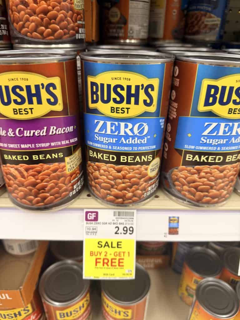 bush's beans kroger shelf image (3)
