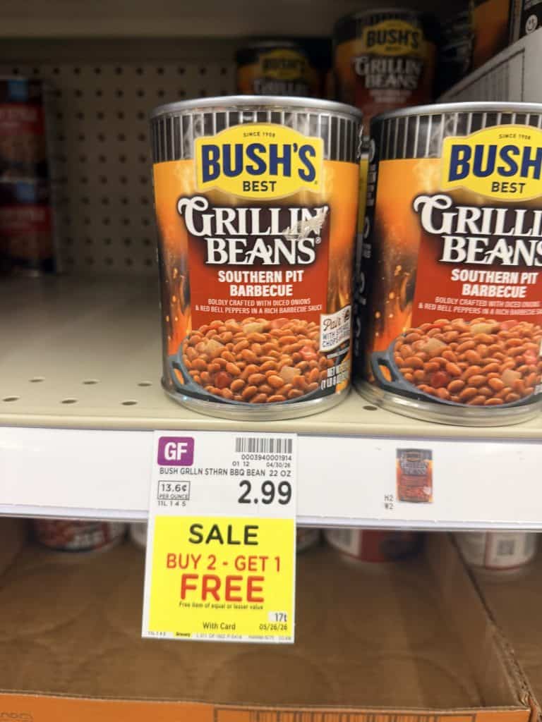 bush's beans kroger shelf image (3)