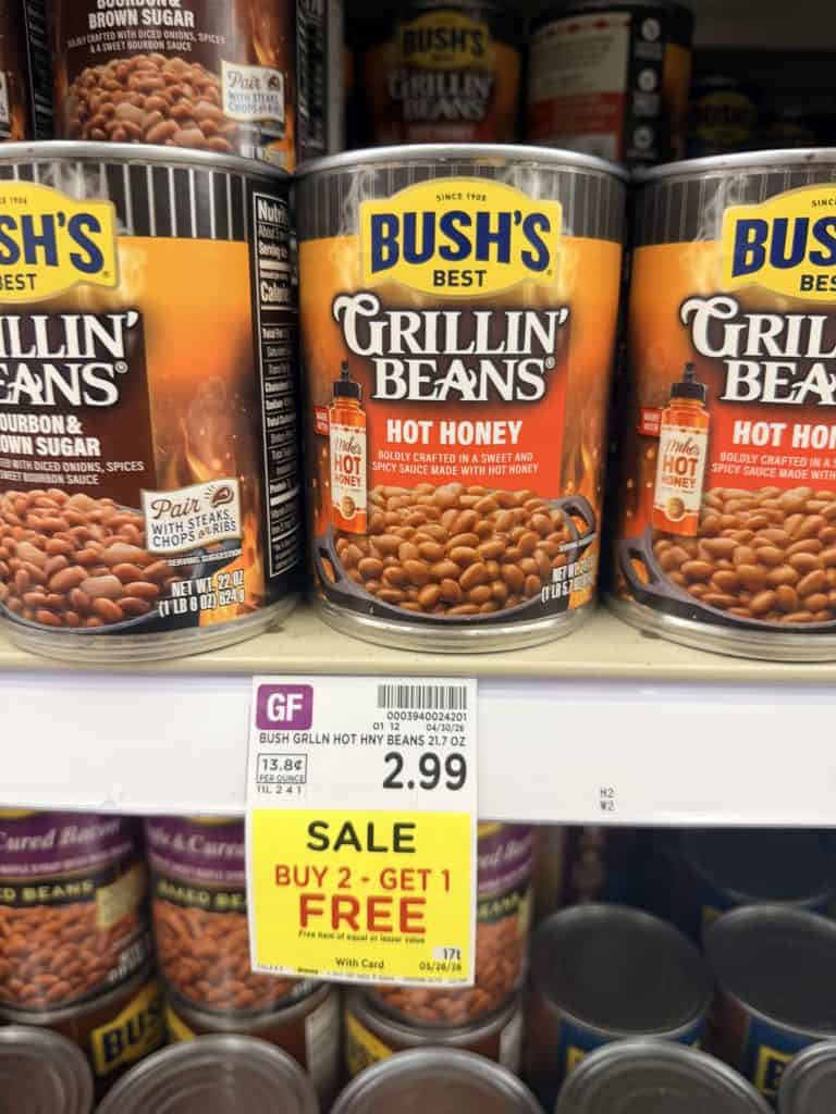 bush's beans kroger shelf image (3)
