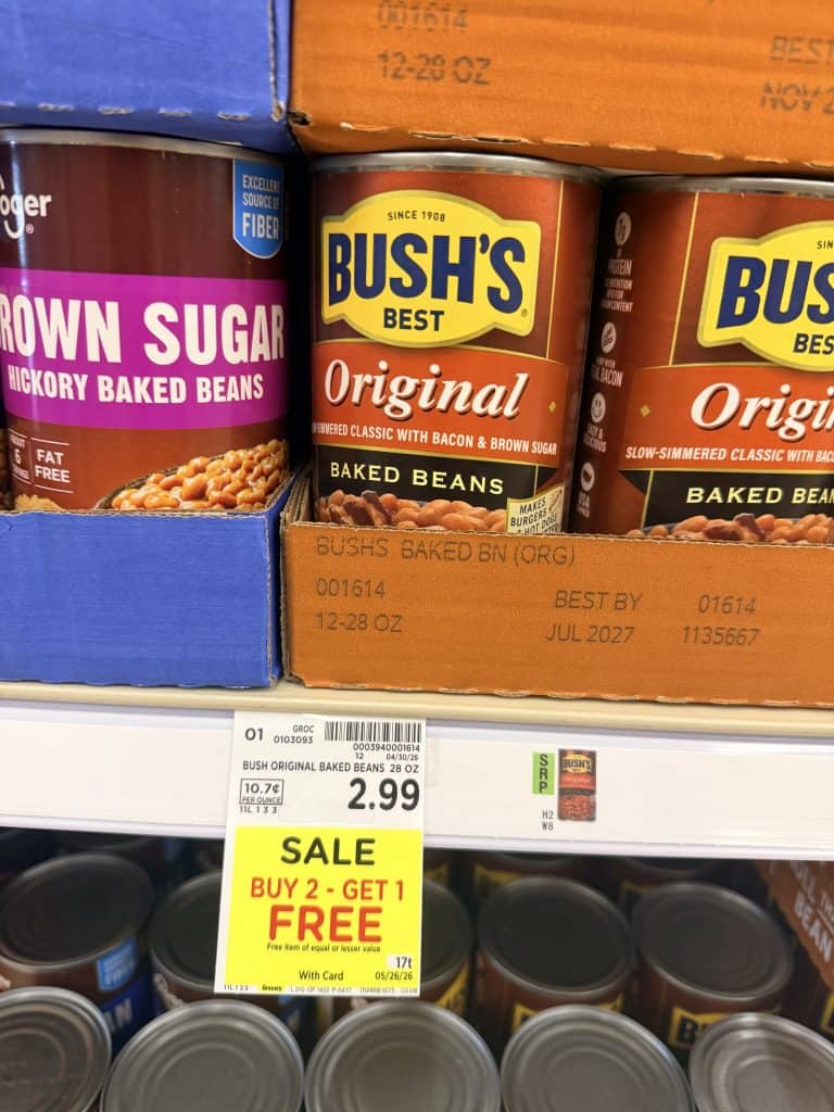 bush's beans kroger shelf image (3)