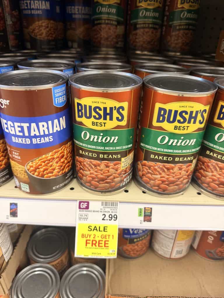 bush's beans kroger shelf image (3)