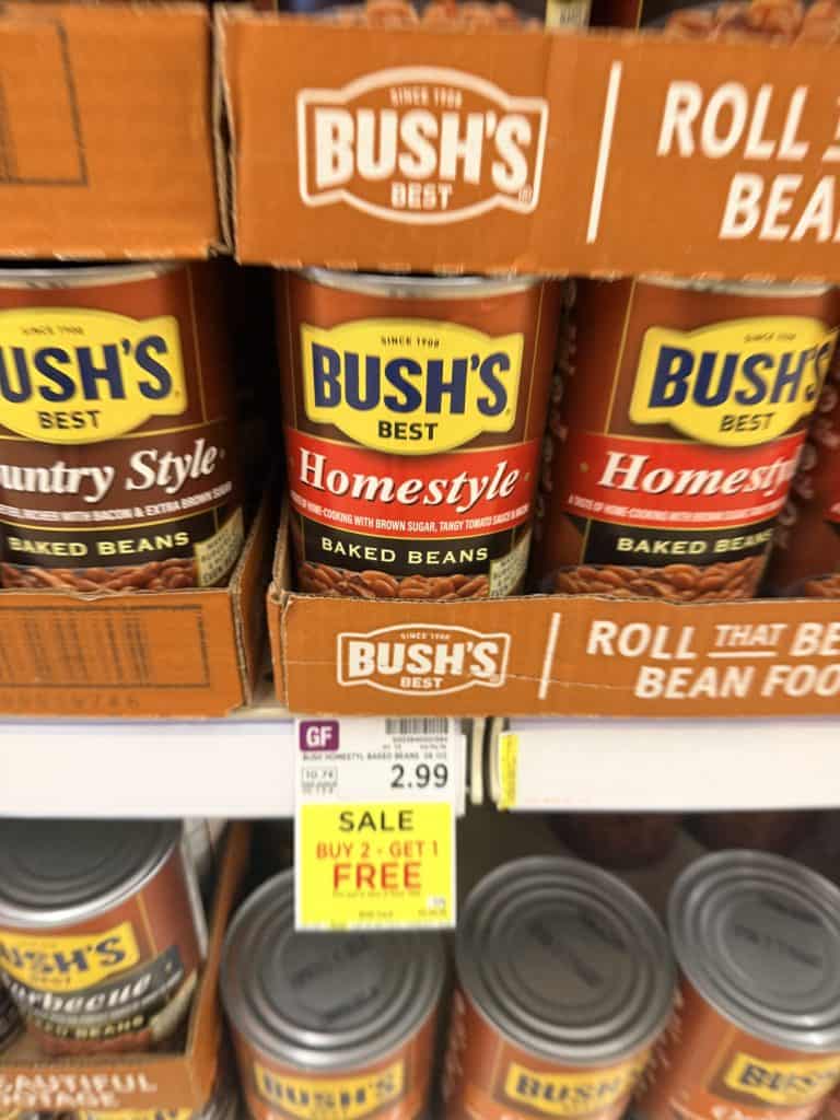 bush's beans kroger shelf image (3)