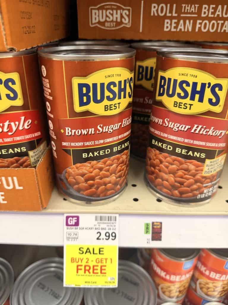 bush's beans kroger shelf image (3)
