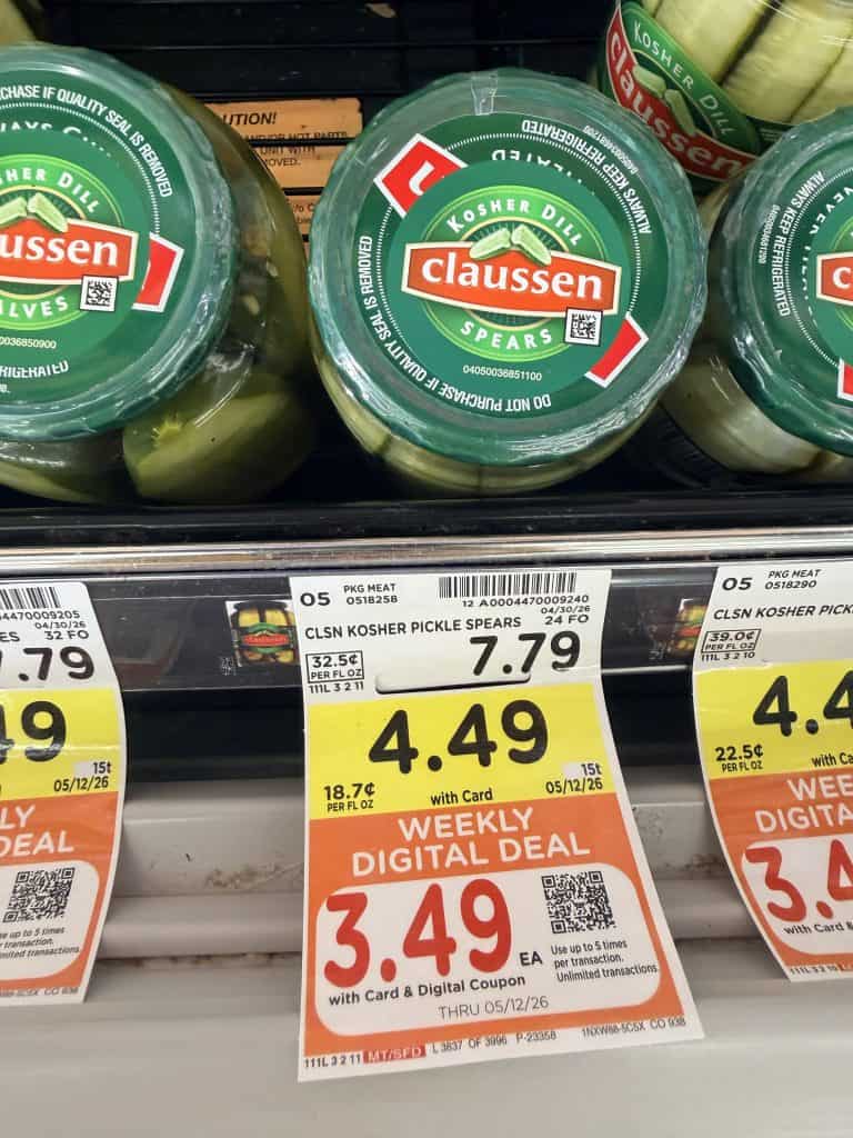 claussen pickles kroger shelf image (1)