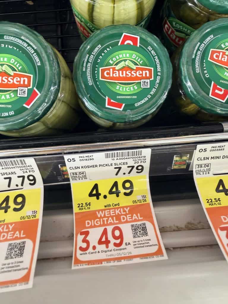 claussen pickles kroger shelf image (1)