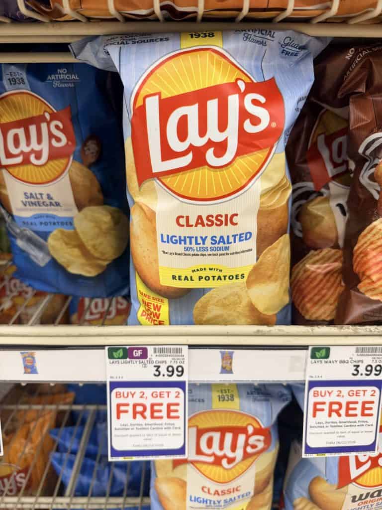doritos, lays and sunchips kroger shelf image (1)