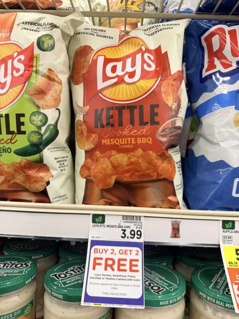 doritos, lays and sunchips kroger shelf image (1)