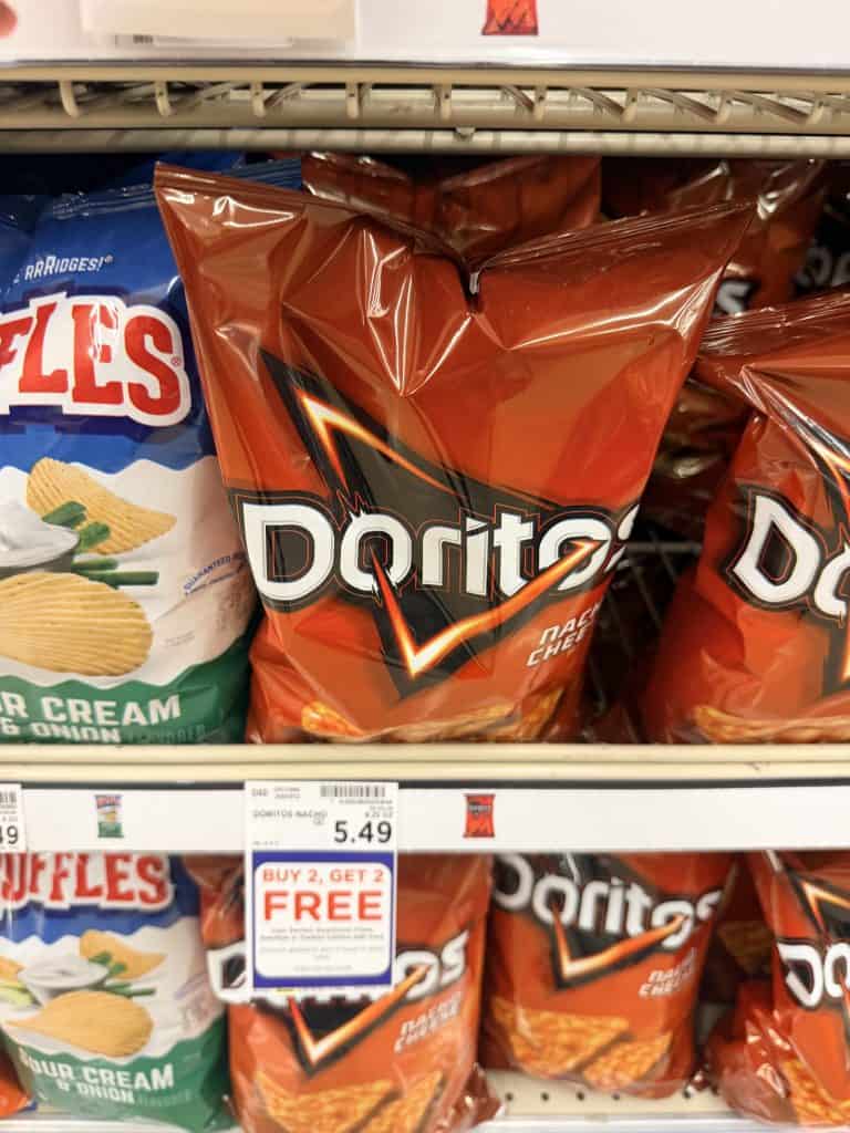 doritos, lays and sunchips kroger shelf image (1)