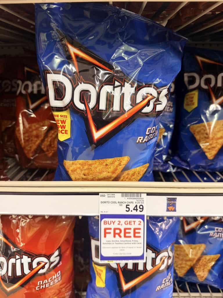 doritos, lays and sunchips kroger shelf image (1)