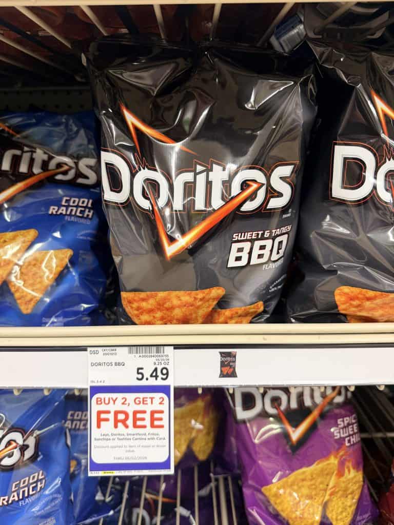 doritos, lays and sunchips kroger shelf image (1)