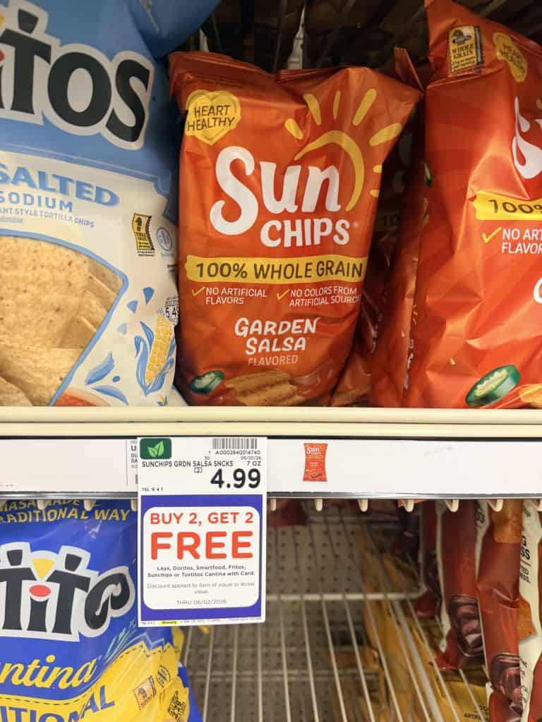 doritos, lays and sunchips kroger shelf image (1)