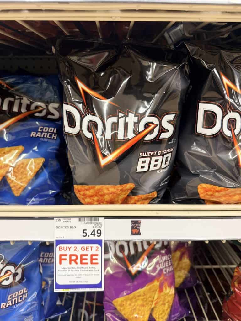 doritos, lays and sunchips kroger shelf image (1)