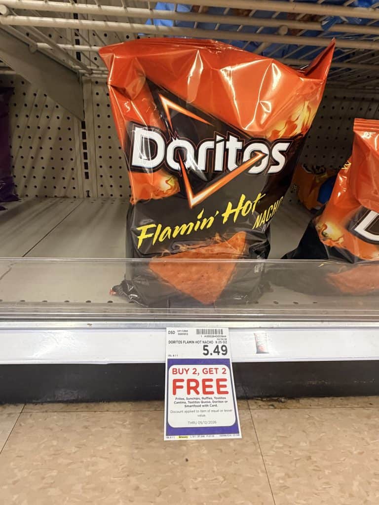 doritos, ruffles kroger shelf image (1)
