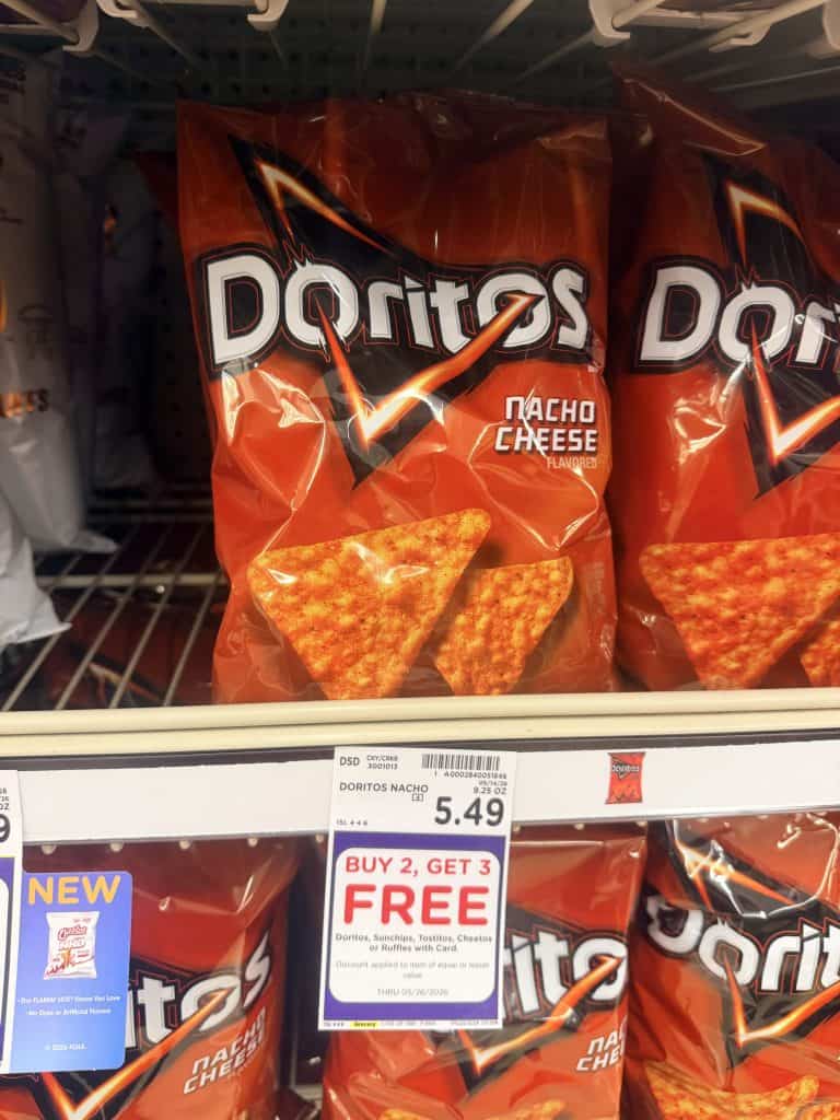 doritos, tostitos and sunchips kroger shelf image (1)