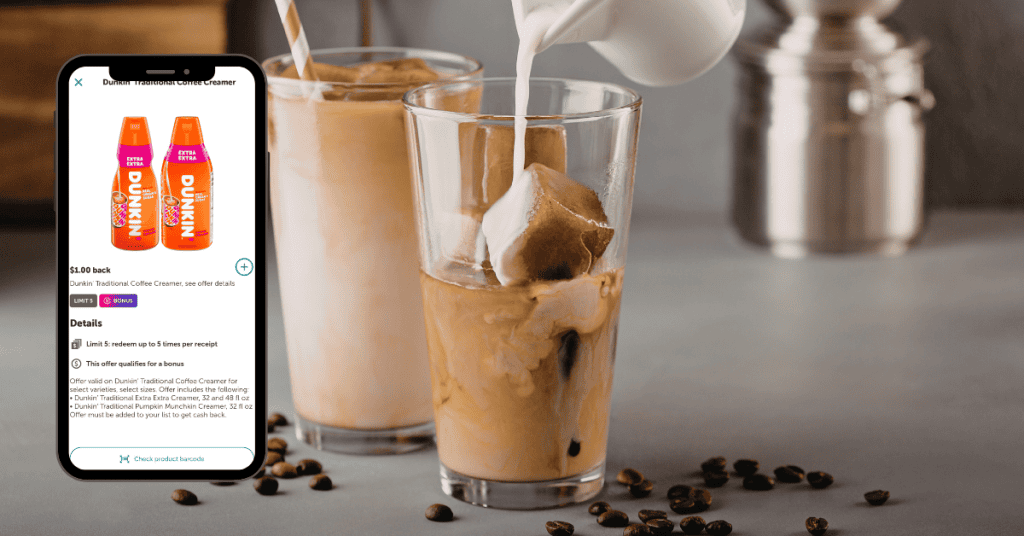 dunkin coffee creamer