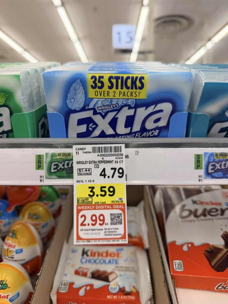 extra gum kroger shelf image (1)