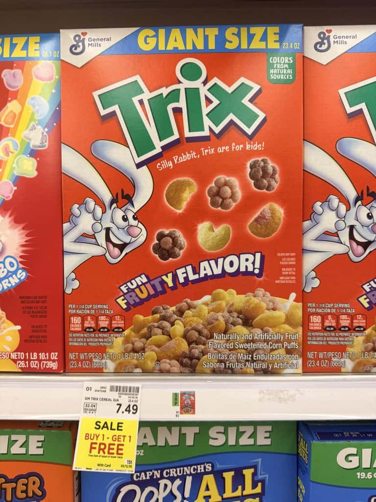 general mills giant size cereal kroger shelf image (4)