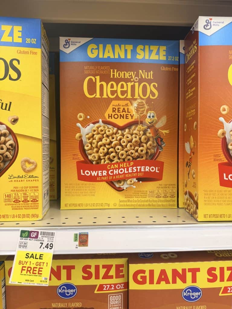 general mills giant size cereal kroger shelf image (4)