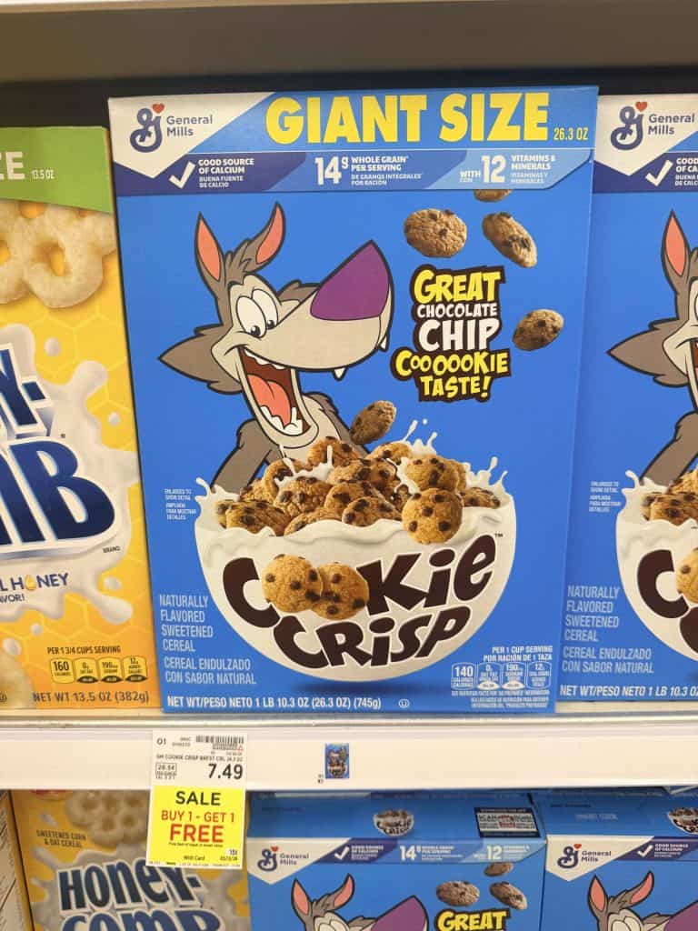 general mills giant size cereal kroger shelf image (4)
