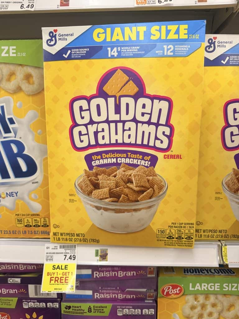 general mills giant size cereal kroger shelf image (4)