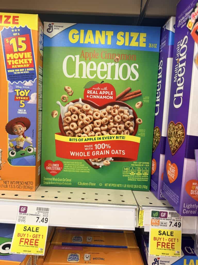 general mills giant size cereal kroger shelf image (4)