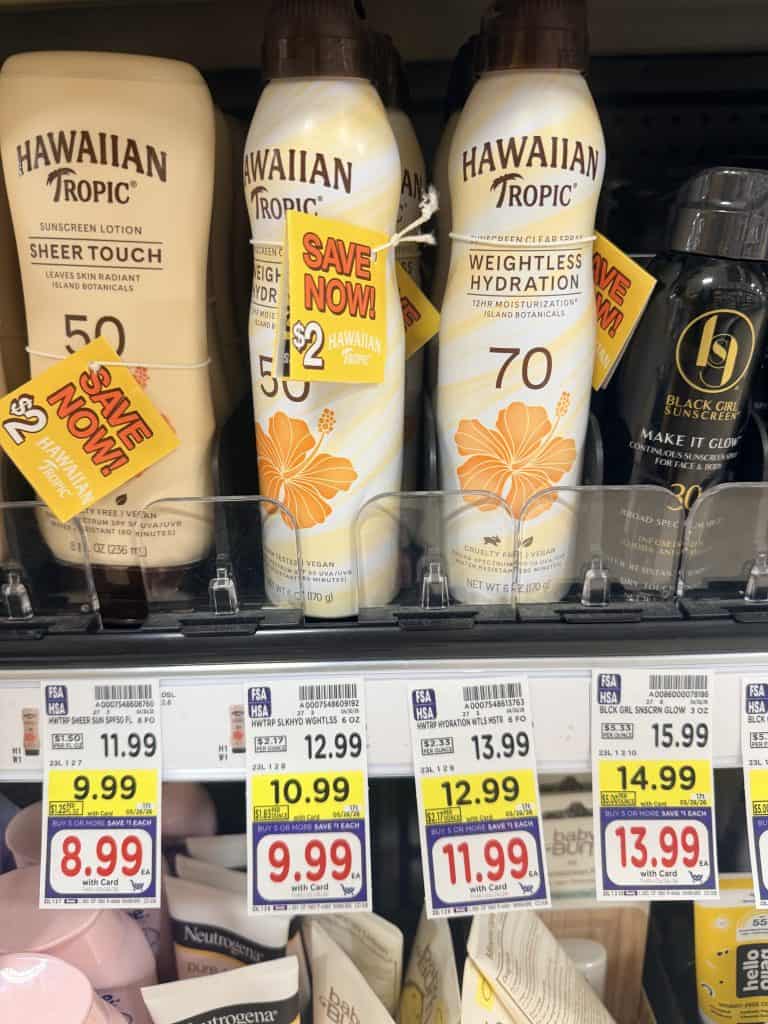 hawaiian tropic kroger shelf image (1)