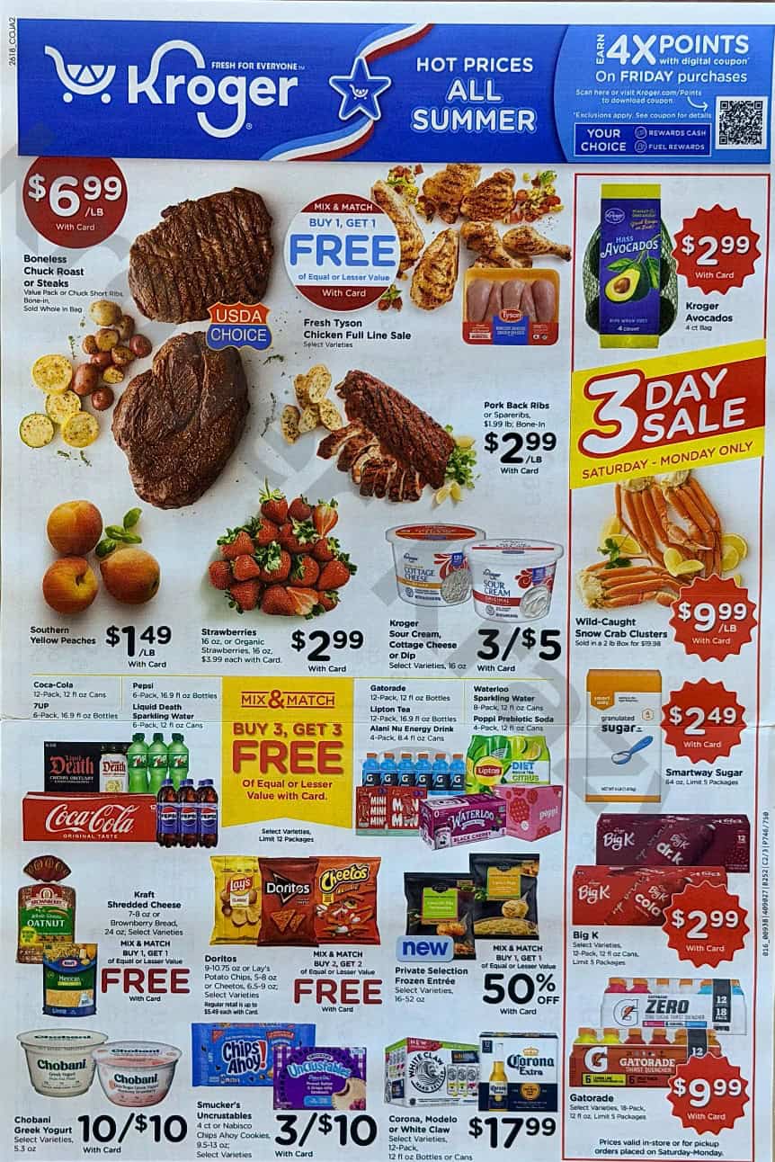 Kroger Weekly Ad Preview 6/3-6/9 Page 1