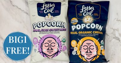 lesser evil popcorn (3) kroger krazy