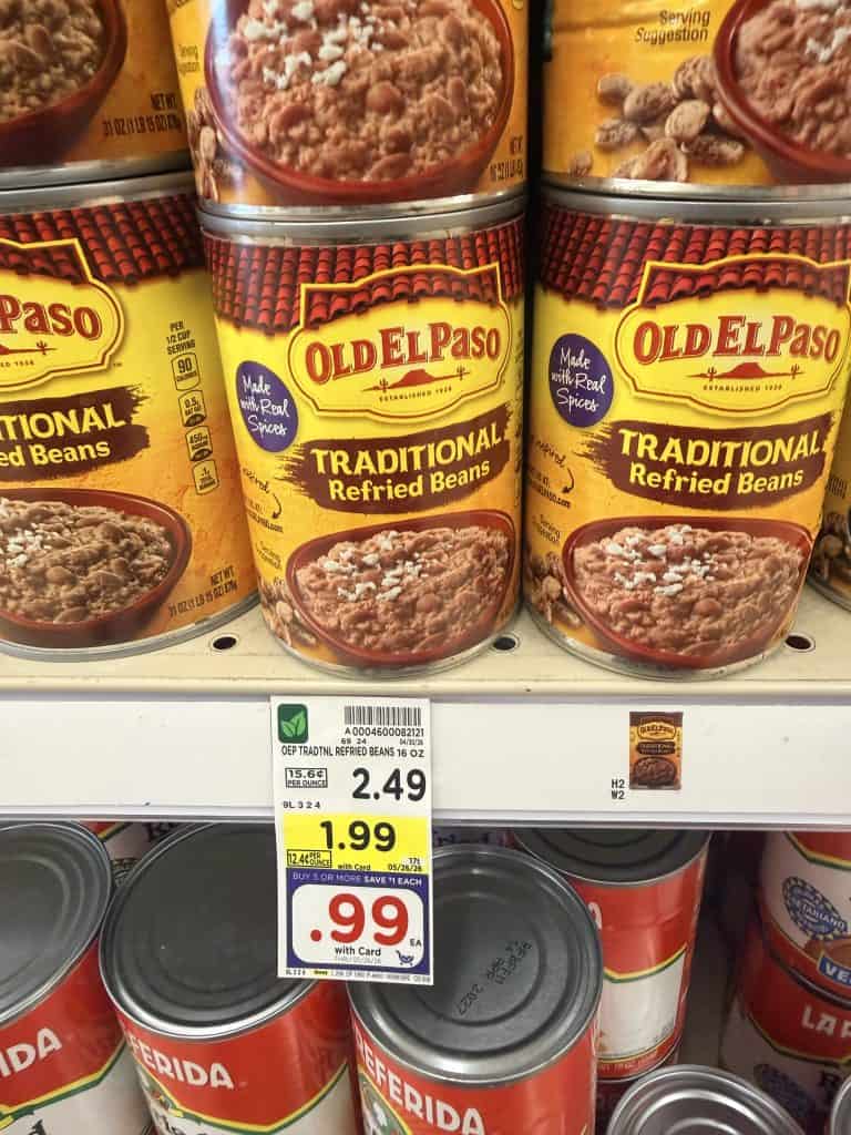 old el paso refried beans kroger shelf image (1)