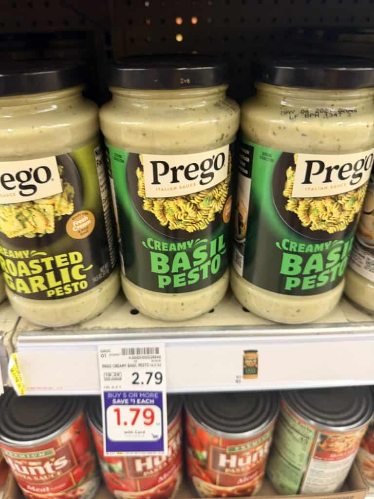 prego pasta sauce kroger shelf image (1)