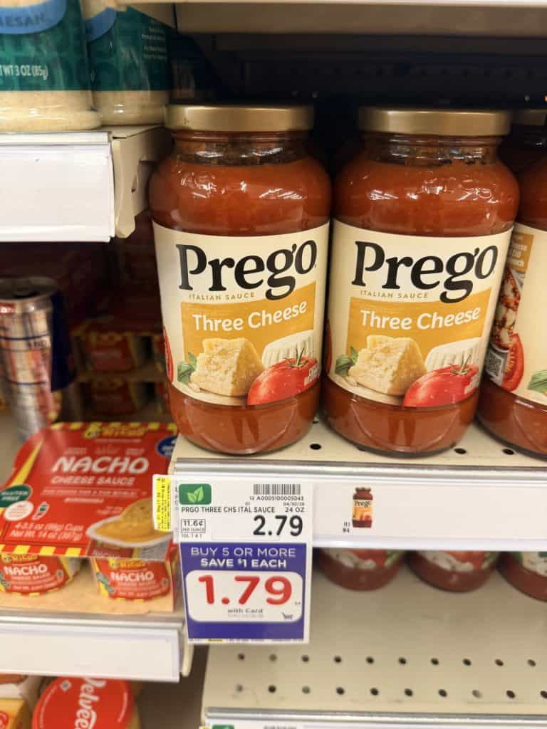 prego pasta sauce kroger shelf image (1)