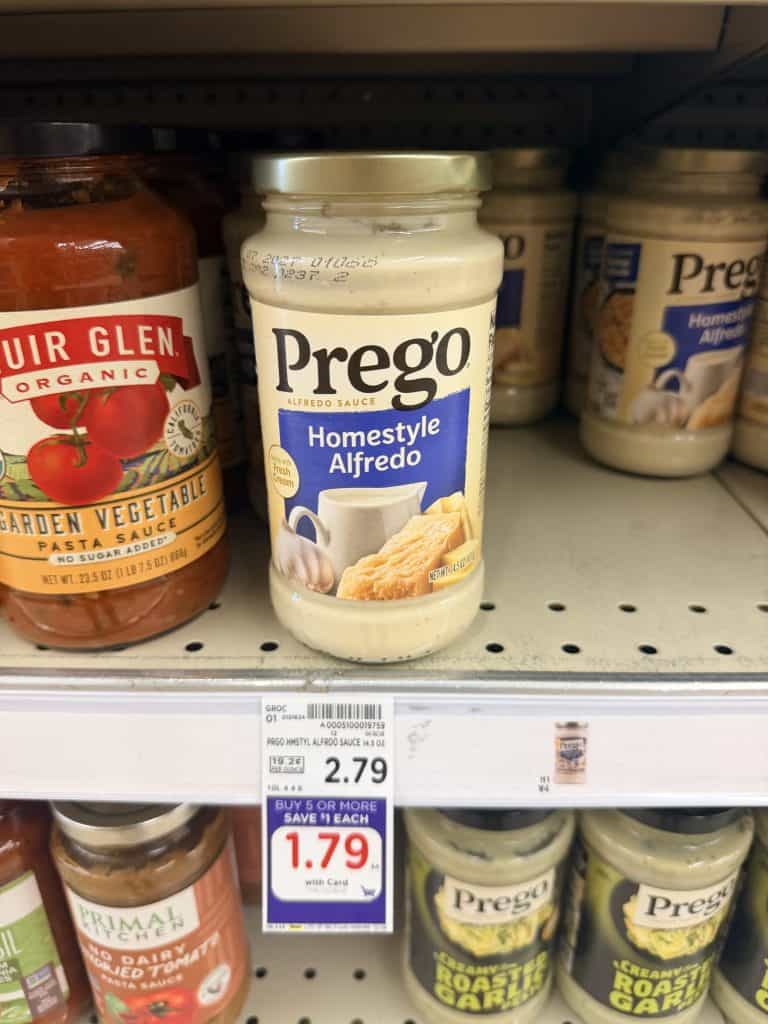 prego pasta sauce kroger shelf image (1)