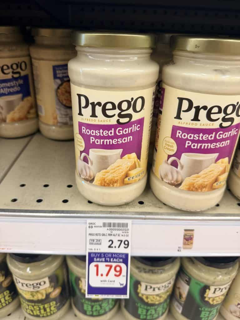 prego pasta sauce kroger shelf image (1)