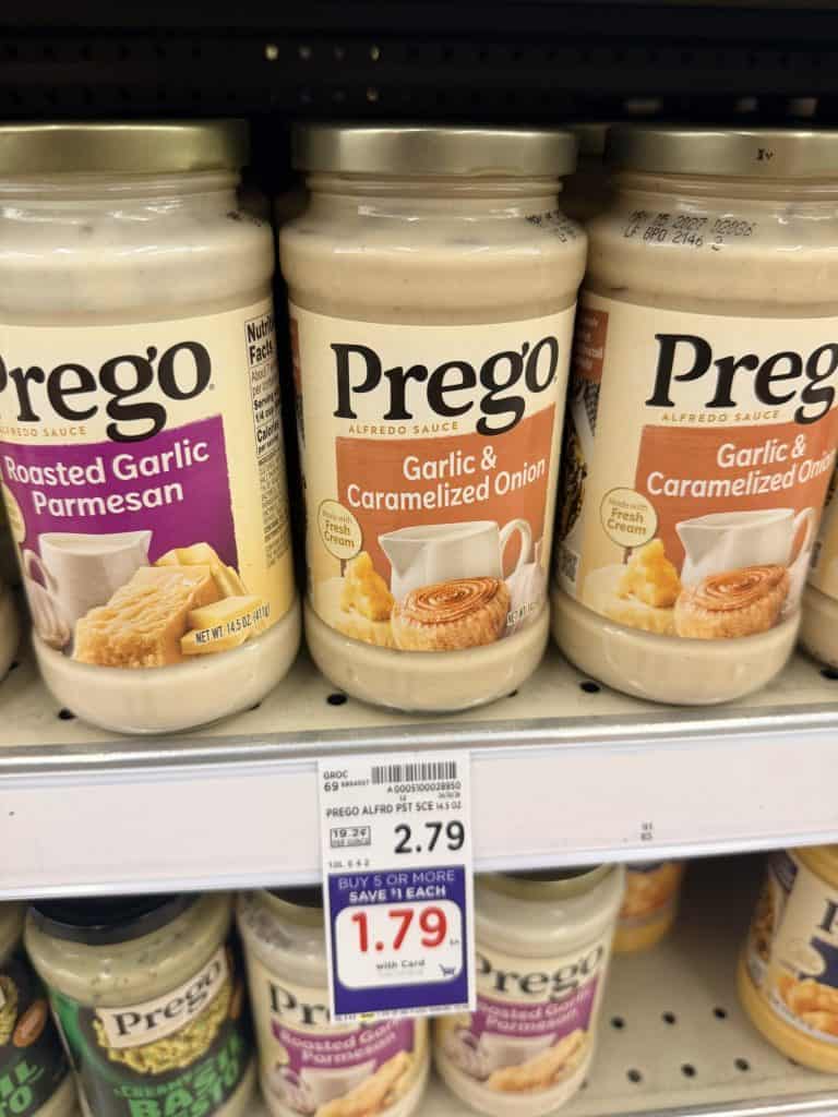 prego pasta sauce kroger shelf image (1)