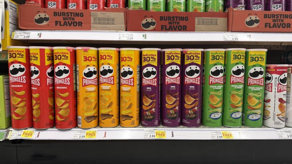 pringles kroger shelf image