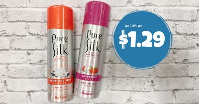 pure silk shave cream kroger krazy