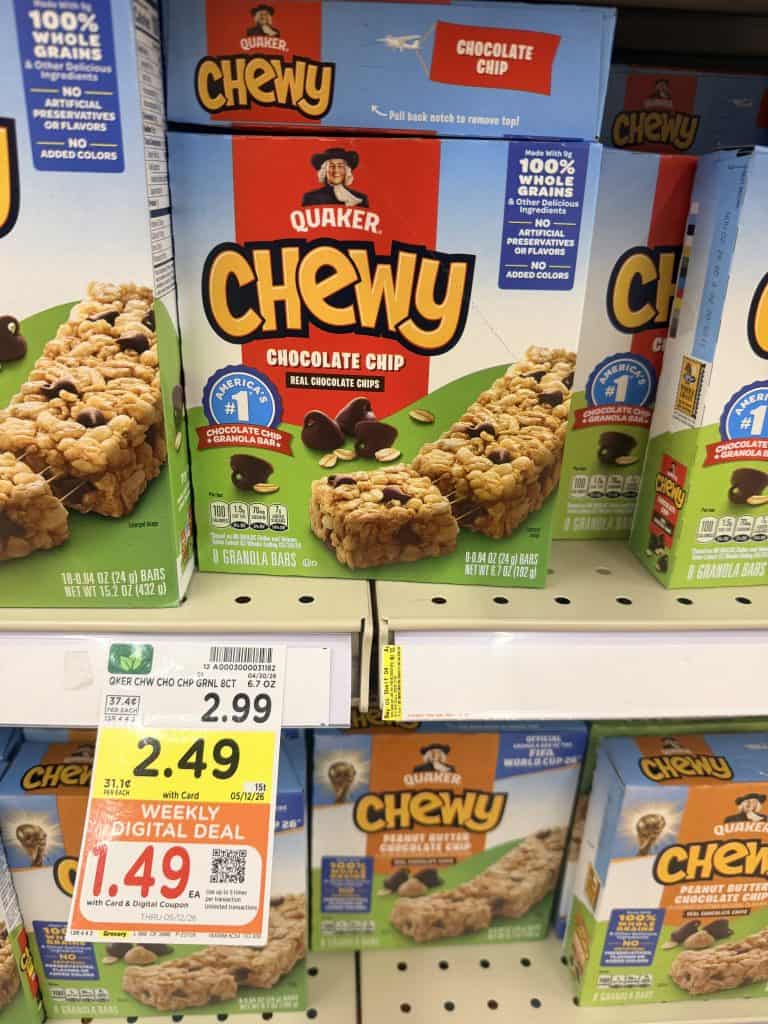 quaker chewy bars kroger shelf image (1)