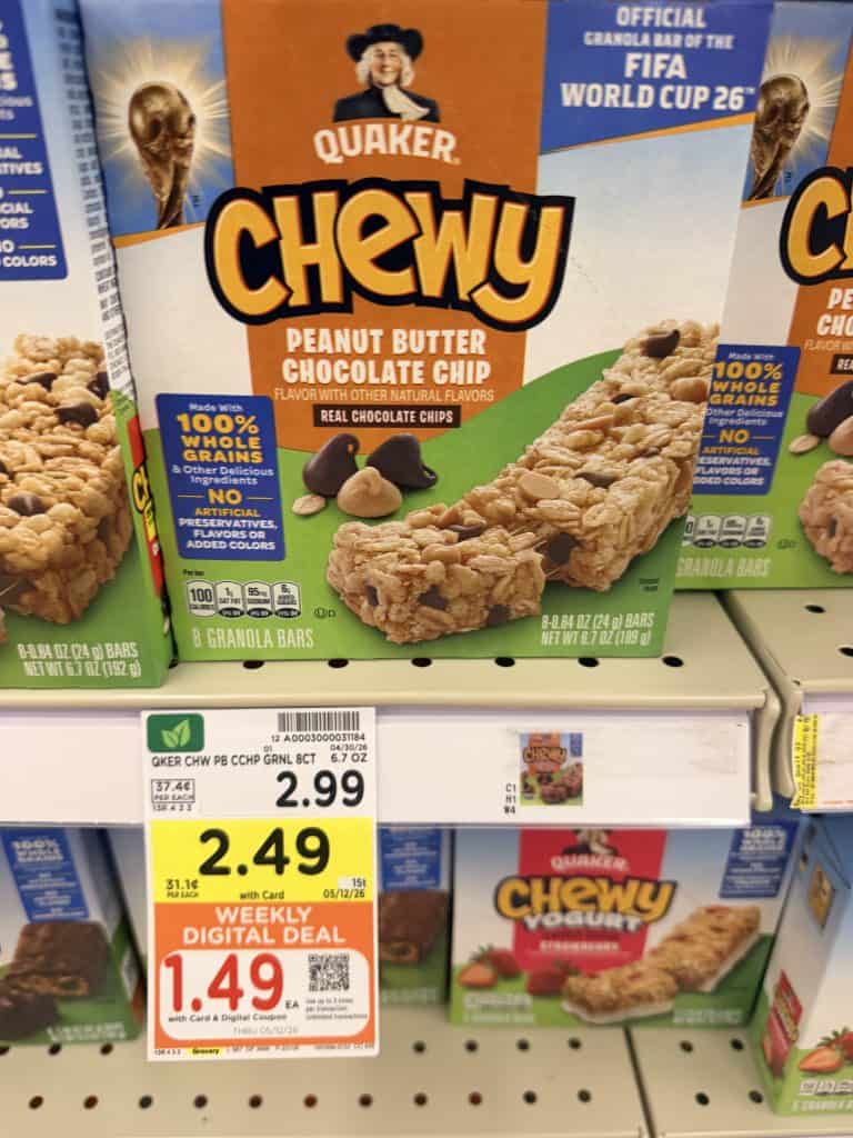 quaker chewy bars kroger shelf image (1)