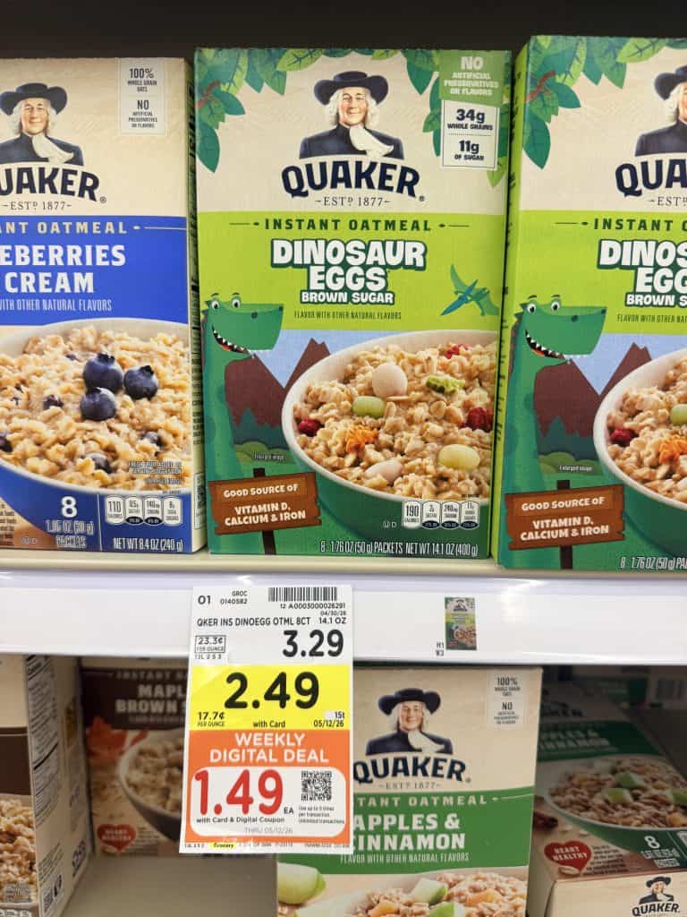 quaker oatmeal kroger shelf image (1)