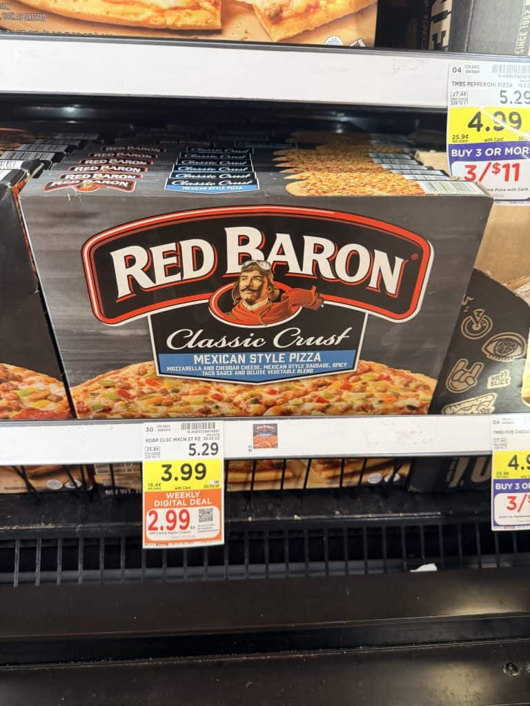 red baron pizza kroger shelf image (1)