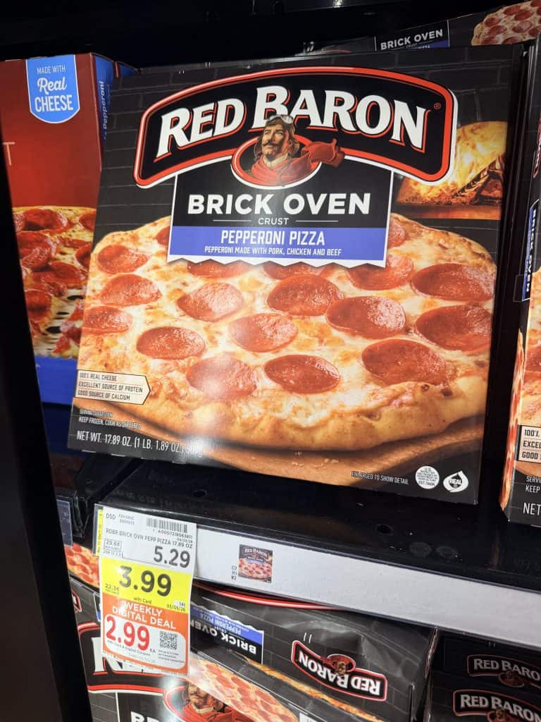 red baron pizza kroger shelf image (1)