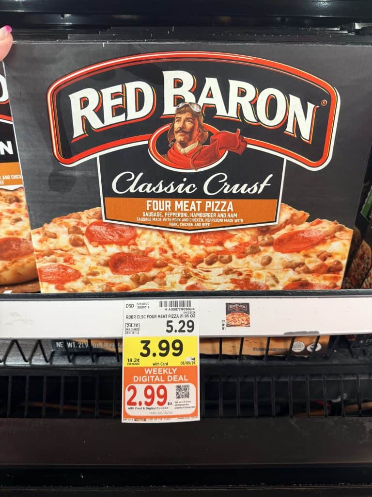 red baron pizza kroger shelf image (1)