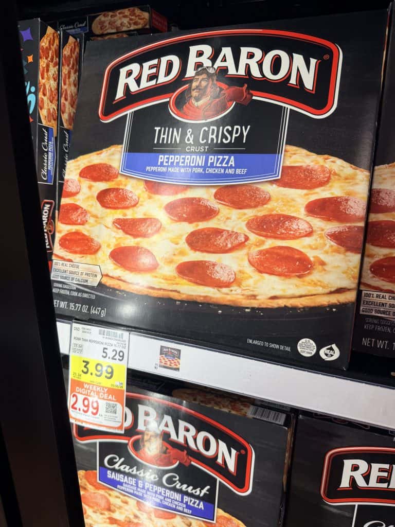 red baron pizza kroger shelf image (1)