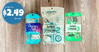 schick disposable razors kroger krazy