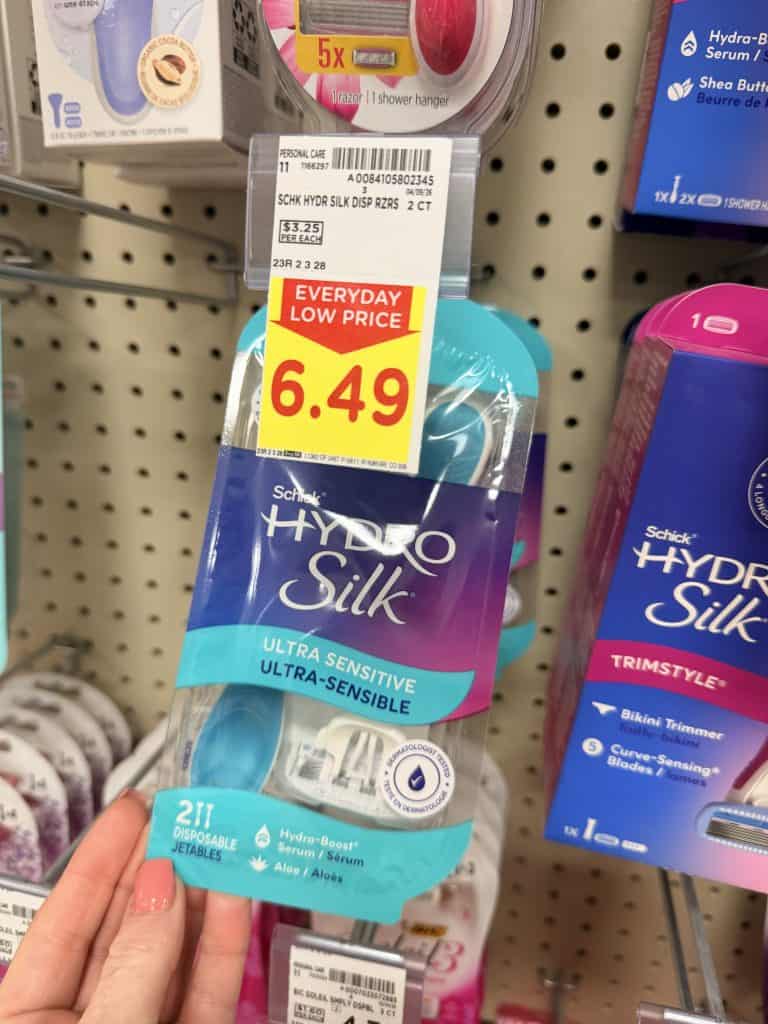 schick disposable razors kroger shelf image (1)