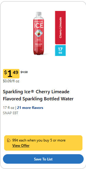 sparkling ice kroger price image