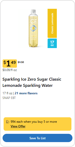 sparkling ice kroger price image