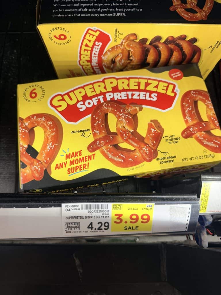 superpretzel kroger shelf image