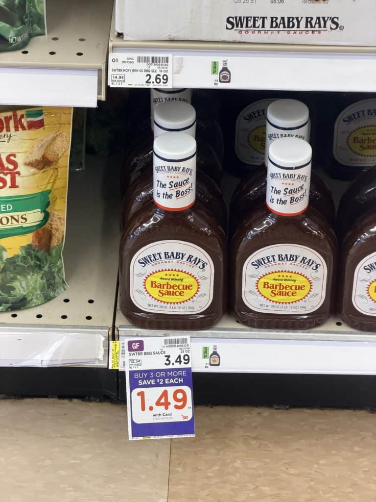 sweet baby ray's kroger shelf image (3)