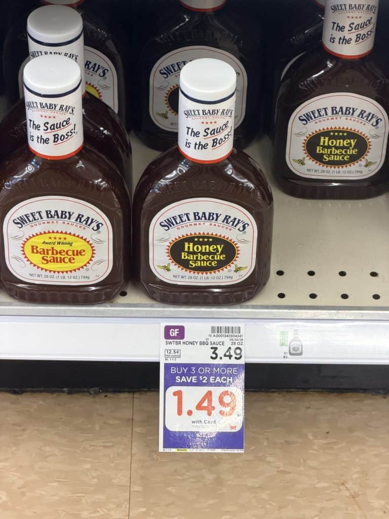 sweet baby ray's kroger shelf image (3)